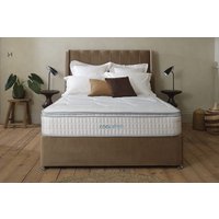 Sleepeezee Cool Refresh 2300 Memory Pillow Top Mattress + Premium Divan Bed, Silver, 2 Drawer, Double