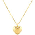 Fortune 18ct Yellow Gold Plain Heart Pendant