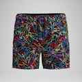Short de bain Homme Redondo Edge 35 cm imprimé noir/rouge