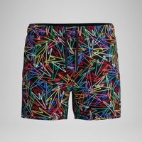 Short de bain Homme Redondo Edge 35 cm imprimé noir/rouge