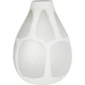 Casa Padrino Deko Glas Vase WeiÃ Ã 24 x H. 33 cm - Luxus Dekoration