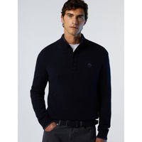 North Sails - Maglione in misto cashmere con bottoniNorth SailsNavy blueXXL