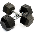 Ironman Rubber Coated Hex 7.5kg Dumbbell Pair