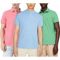 Tommy Hilfiger Men's Classic Stretch Polo Shirt - Breathable Cotton, Smart-Casual, 6 Sizes, 17 Colours | Wowcher