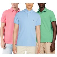 Tommy Hilfiger Men's Classic Stretch Polo Shirt - Breathable Cotton, Smart-Casual, 6 Sizes, 17 Colours | Wowcher