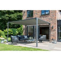 Pandora 3 x 3M Garden Gazebo by Garden Must Haves with a Grey Canopy