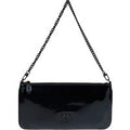 Horizontal eco-patent leather clutch