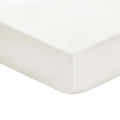 1951 Plain Dye Percale Single Fitted Sheet, cream