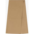 Jupe midi effet suede taille haute