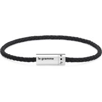 7g Polished Sterling Silver Nato Cable Bracelet