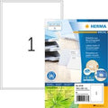 Etiket HERMA recycling 10736 199.6x289.1mm  80stuks wit