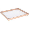 Rectangular Beech Wood Fresh Pasta Drying Tray. Dim. 40x48 cm (Fine mesh)