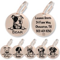 Personalized Breed Dog Tag (American Bully)