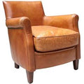Alfie Vintage Tan Distressed Leather Chair