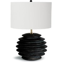 Accordion Table Lamp Round (Ebony)