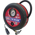 Faithfull 12v Tyre Inflator and Analogue Pressure Gauge 12v