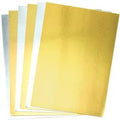 Gold & Silver A4 Metallic Card 250gsm (Pack of 20) Craft Supplies Card & Paper
