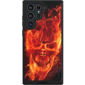 Samsung Galaxy S22 Ultra NIVOpure noir Coque de telephone coque NIVOpure noire Skull Totenkopf Fire
