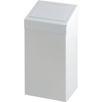 Afvalbak Push 50 liter Wit | 50 liter | Met pushklep | Uitgevoerd in wit
