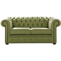 Chesterfield 2 Seater Shelly Mountain Tree Leather Sofa Settee