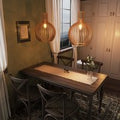 Shadome-Pendant Lights for Kitchen – Tonka Scandinavian LED Wood Pendant Light