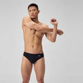 Slip de bain Homme uni noir