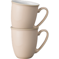 Elements Shell Peach Set Of 2 Coffee Beaker/Mugs -