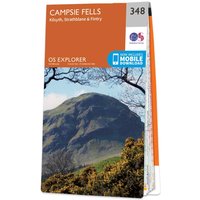 Ordnance Survey OS Map of Campsie Fells: Explorer 348