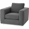 Casa Padrino Luxus Art Deco Kiefernholz Sessel Grau - Luxus Sessel