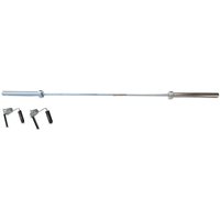 DKN 7ft Olympic Chrome Barbell Bar with Collars