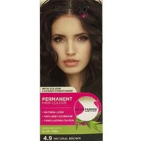 DermaV10 Salon Fashion Hair Colour Natural Brown 1 st