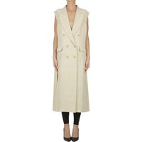 Linen double-breasted gilet