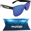 150 Custom Reflective Rimless Sunglasses - UV Protection & ...