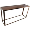 Casa Padrino Luxus Konsolentisch RosÃ©gold / Schwarz 150 x 40 x H. 78 cm - WohnzimmermÃ¶bel