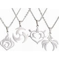 MIENTER custom laser cut stainless steel pendant fashion luxury Eye Pendants necklace for men