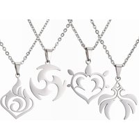 MIENTER custom laser cut stainless steel pendant fashion luxury Eye Pendants necklace for men