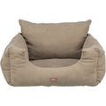 Trixie seggiolino auto per cani, taupe - L 55 x P 30 x H 55 cm