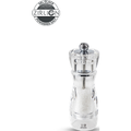 The Vittel salt mill presents a fine combination of acrylic and metal to form a decidedly modern stylish item. The transparency of the mill highlights the salt crystals that it holds. Vittel