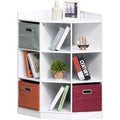 HOMCOM MDF 9-Cube Children's Corner Storage Organiser White | Aosom Ireland