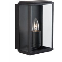 Searchlight 8204BK Outdoor Lighting Black Finish Glass Lantern
