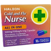 Cold and Flu Nurse All In One Capsules