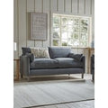 Edmonton Two Seater Sofa - Soft Blush Herringbone