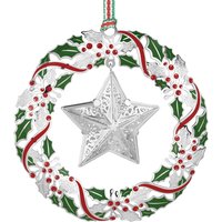Wreath with Star Christmas Decoration