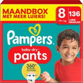 Pampers - Baby Dry Pants - Maat 8 - Maandbox - 136 stuks - 19+ KG