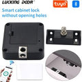 Tuya Hidden Cabinet Lock RFID Drawer Invisible Electronic Lock App Unlock for Contactless Cabinet Wooden Drawer Cupboard Toolbox