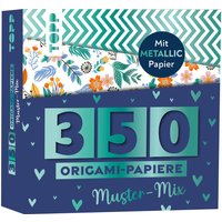 350 Origami-Papiere "Muster-Mix"