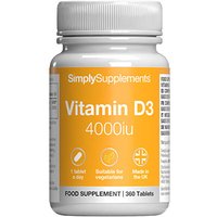 Vitamin D3 4000iu (360 Tablets)
