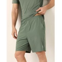 Bermuda materiale tecnico elasticizzato con logo Yamamay Sport / VERDE MILITARE / XL