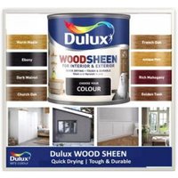 Dulux Woodsheen Stain & Varnish 250ml ANTIQUE PINE 005520