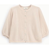 Kurzer Cardigan mit Ballonärmeln